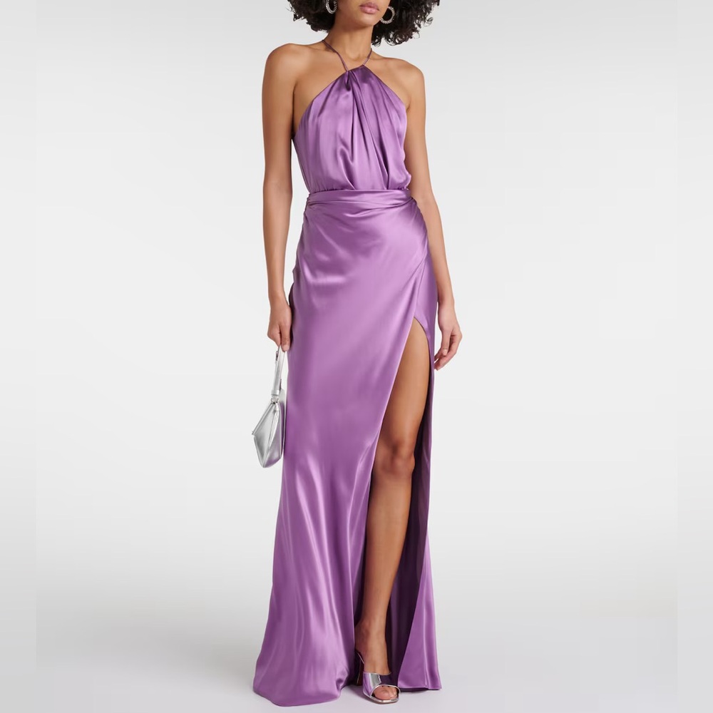 *SOLD ON DEPOP DO NOT BUY* The Sei Asymmetric Silk Gown with Slit